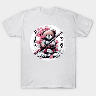 teddy bear katana kimono T-Shirt